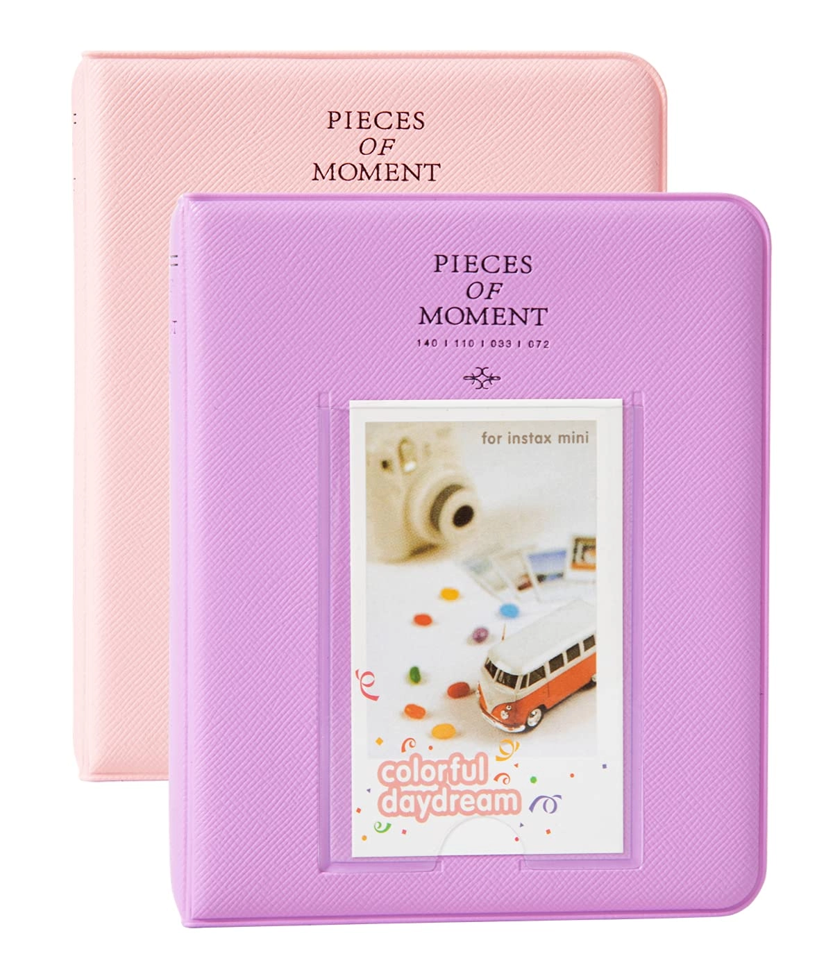 Goodsnetic Pieces of Moment Photo Album for Fujifilm Instax Mini - 64 Pockets - 2x3"
