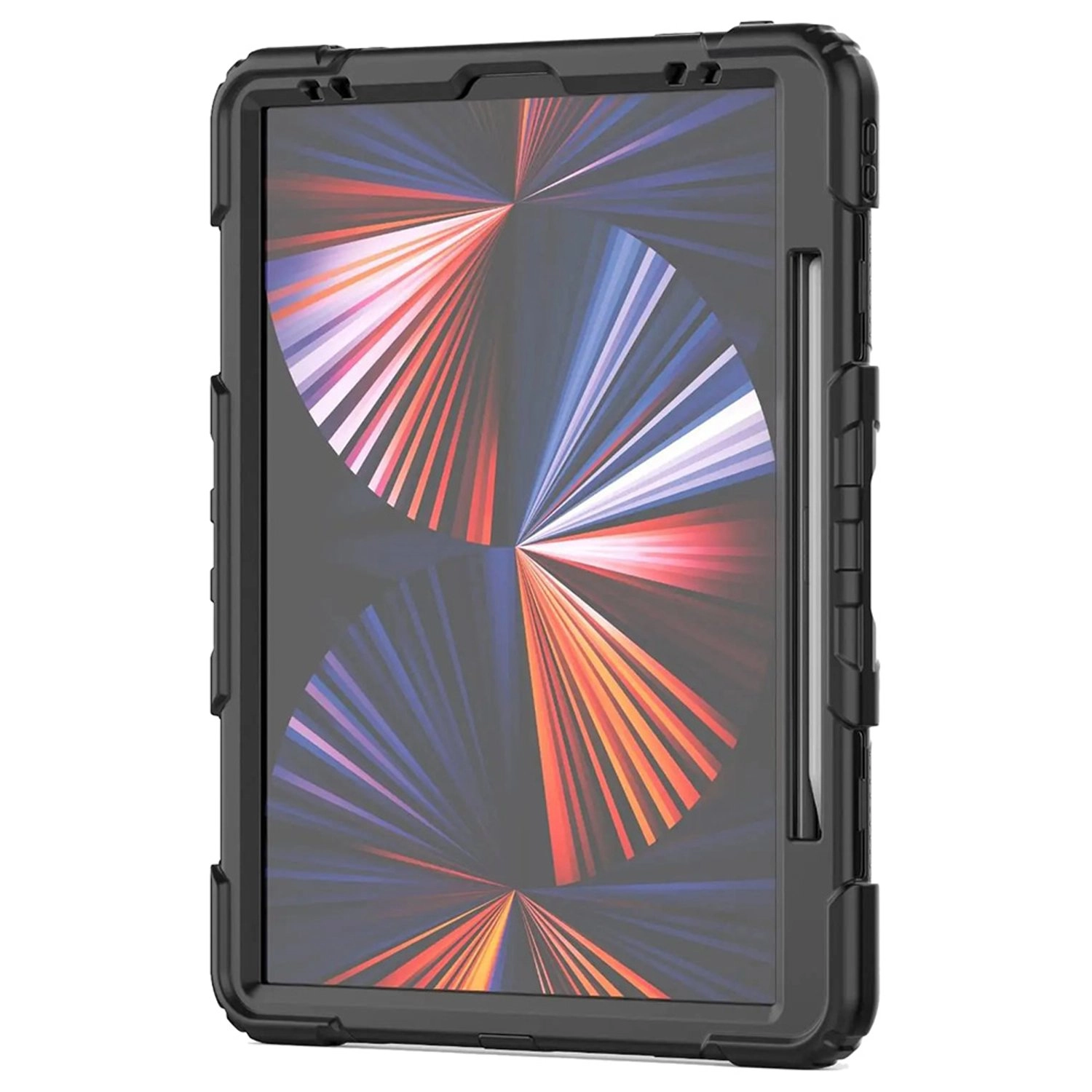 Folio Case with Pencil Holder and Built-In Screen Protector for iPad 11-inch
