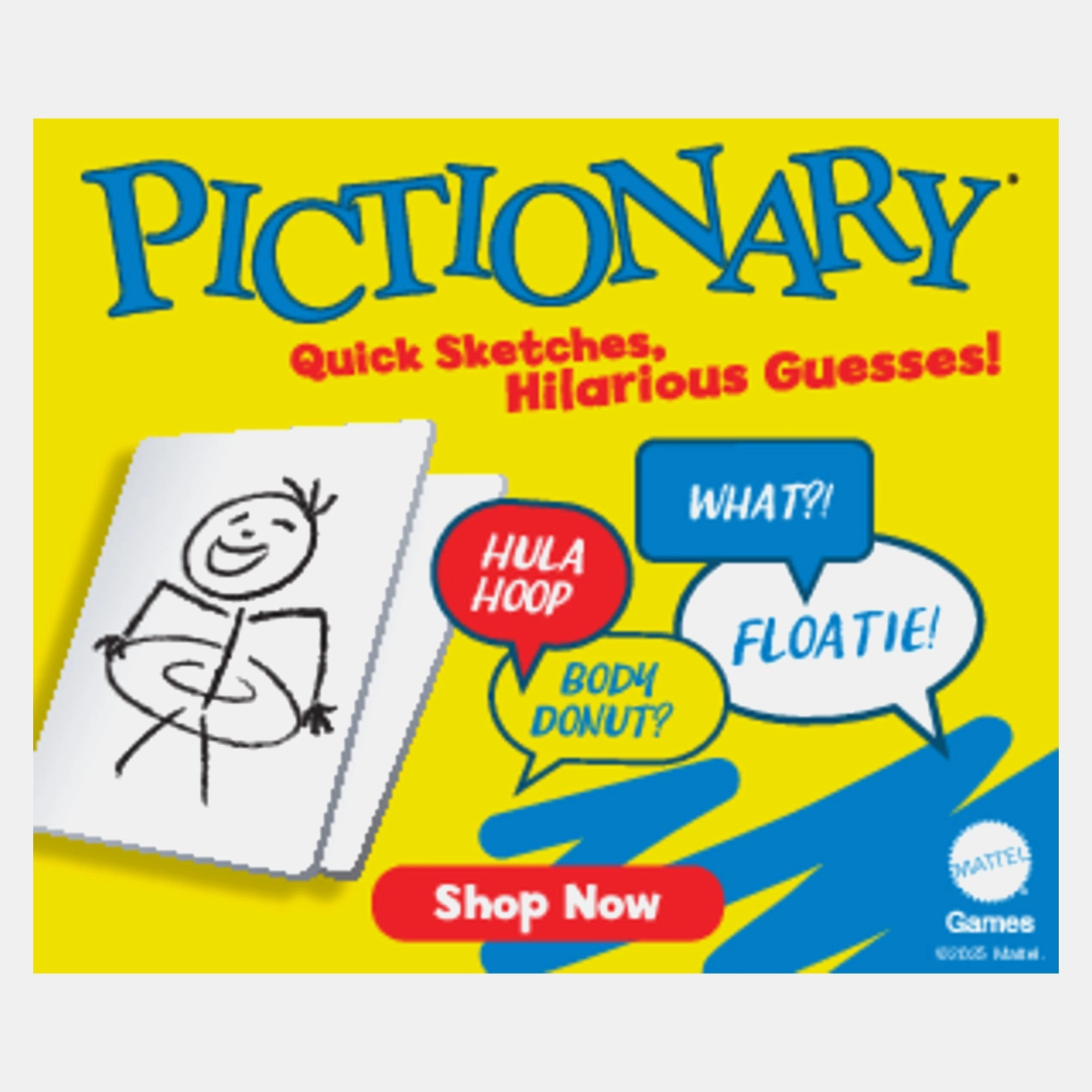 PICTIONARY Board Game - English 8+ Years