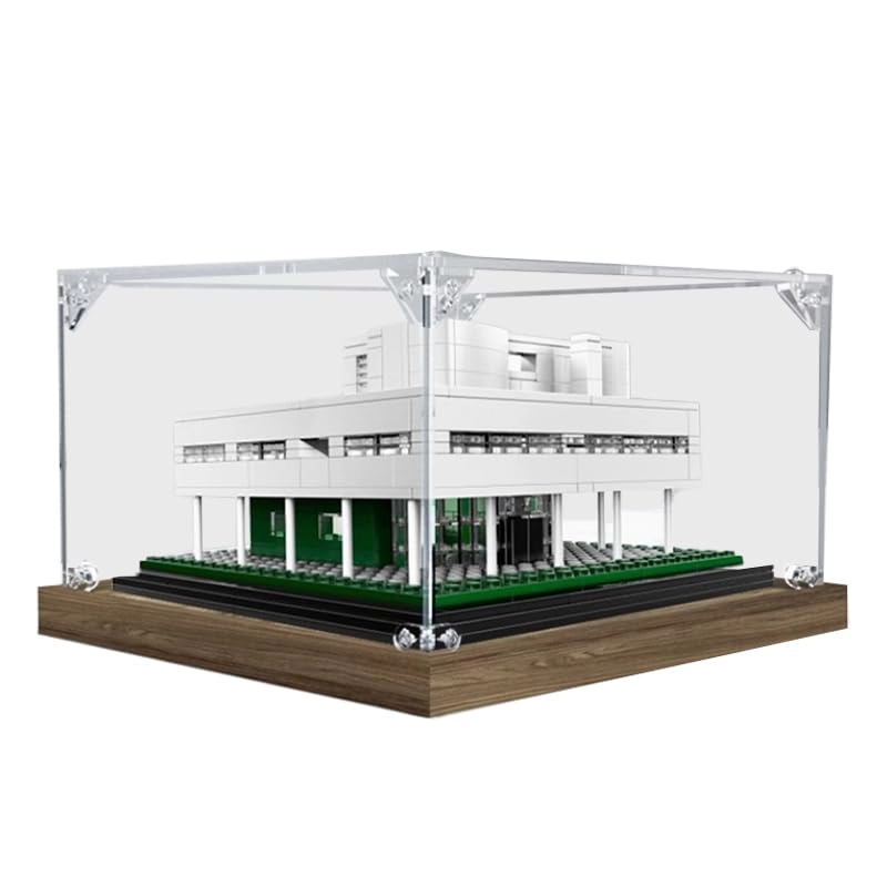 HCAEIOFJ Display Case for Lego Architecture 21014 - 23x21x13cm 3mm acrylic