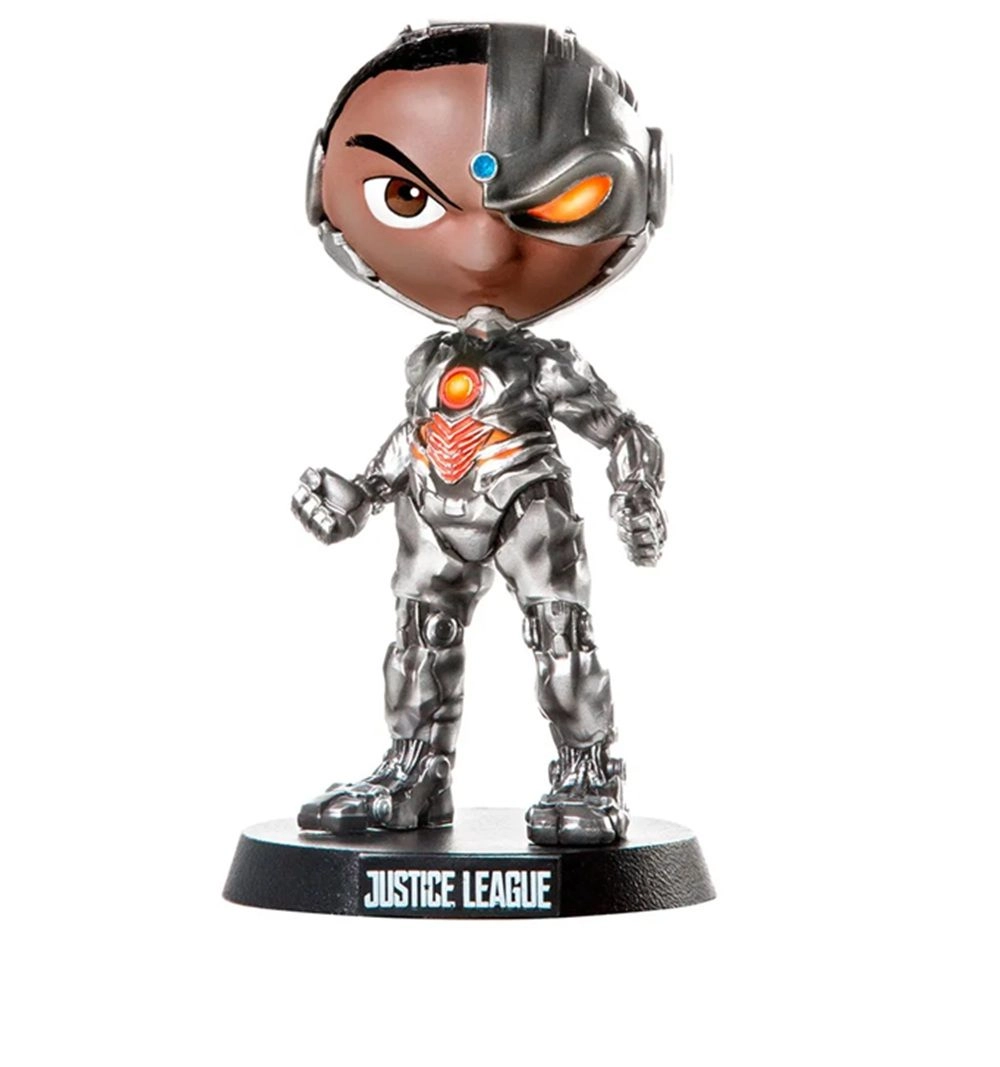 Iron Studios Cyborg Figure - PVC Hand Painted