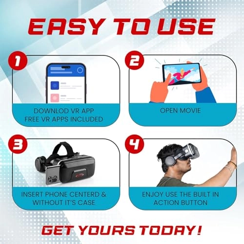 (Renewed) 3D VR Headset