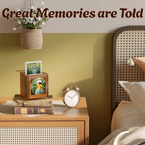 Acrylic Polaroid Frame & Photo Storage Box - 1 Pack 4.2”x3.5”