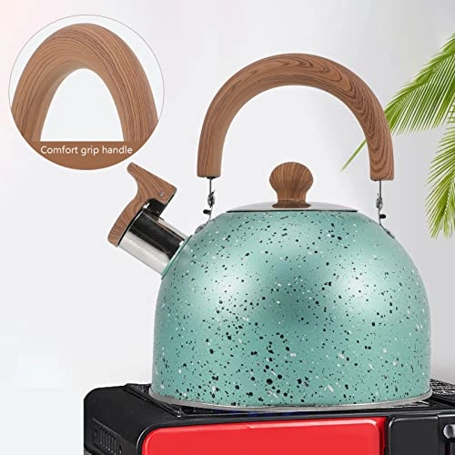 Coffee Pot - Stainless steel Green 19x19cm