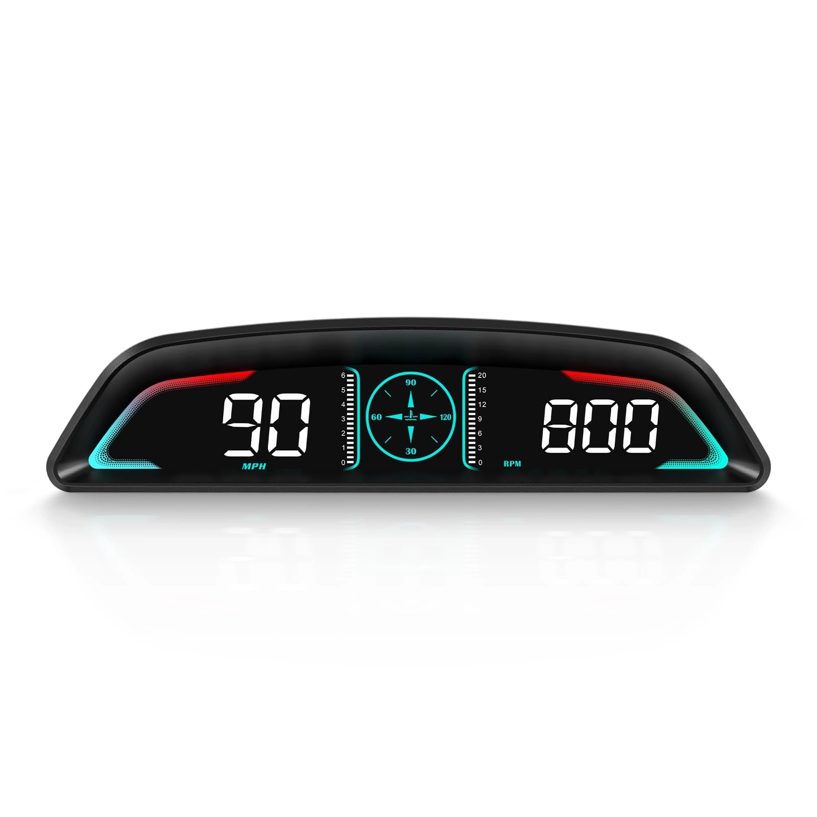 amrooloo HUD Head up Display - MPH KM/H OBD