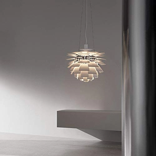 Creativity Personality Chandelier - E27 1-Light Outer white inner chrome 38*40cm