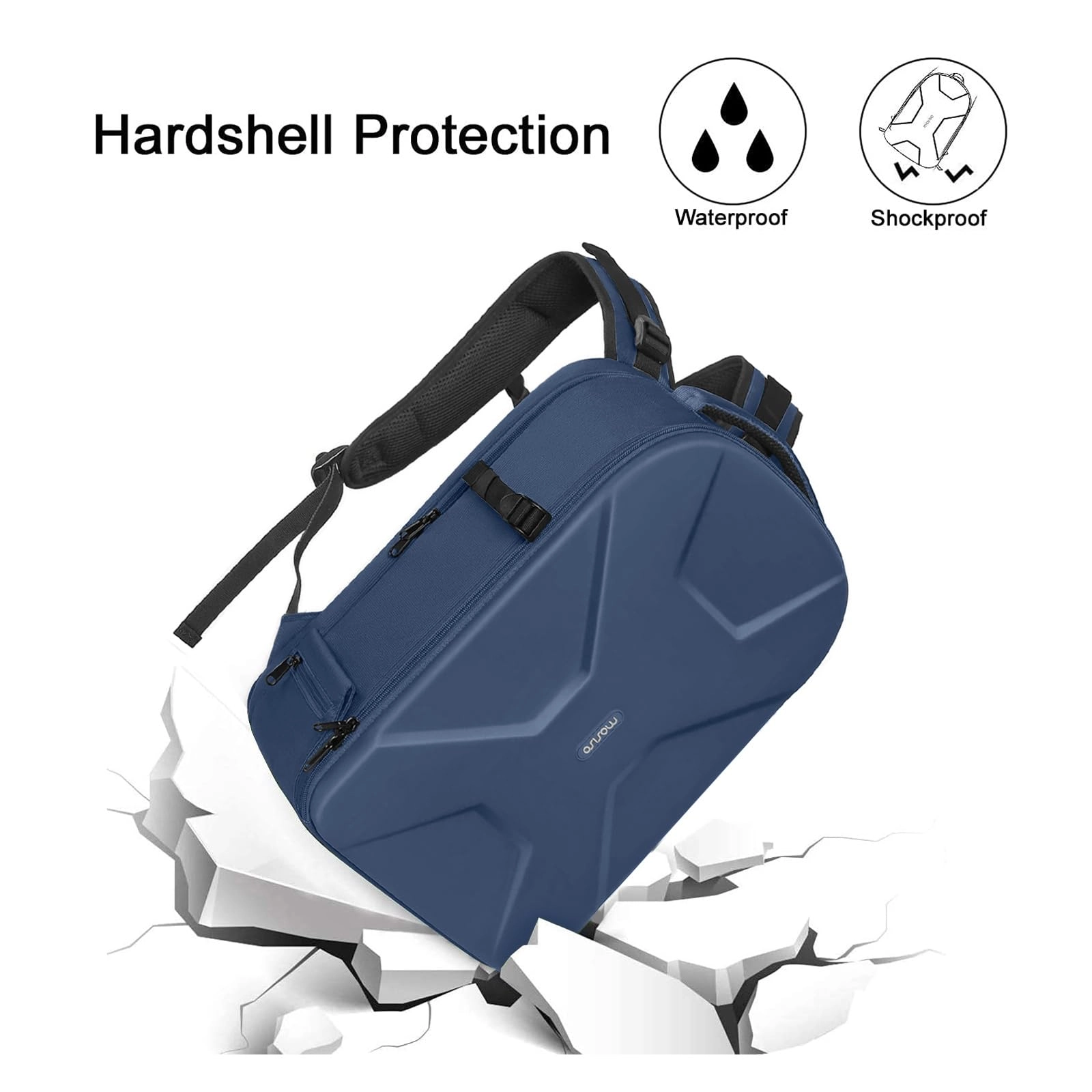 Mocamhsbg - 7.5"D x 11.8"W x 7.5"H Compatible with Canon/Nikon/Sony Hard Shell