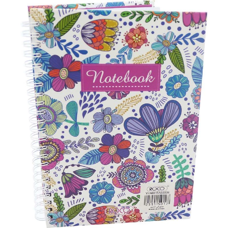 Notebook 19 X 26 cm Spiral - Grid 100 Sheets