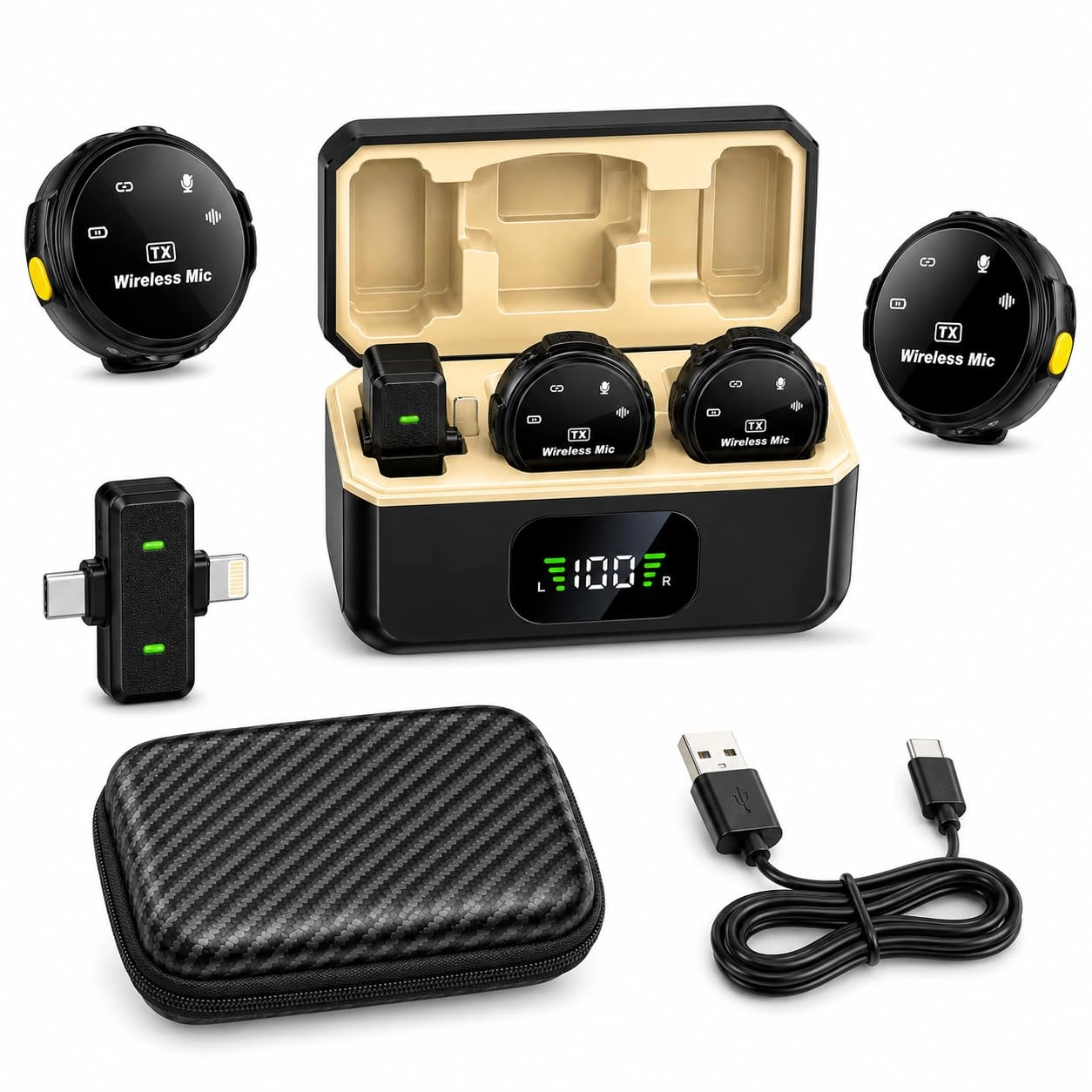 LIMOS Wireless Lavalier Microphone Wireless Microphone