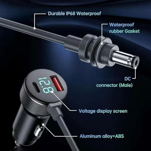 Satellite DC Power Cable - 12V-24V 5A