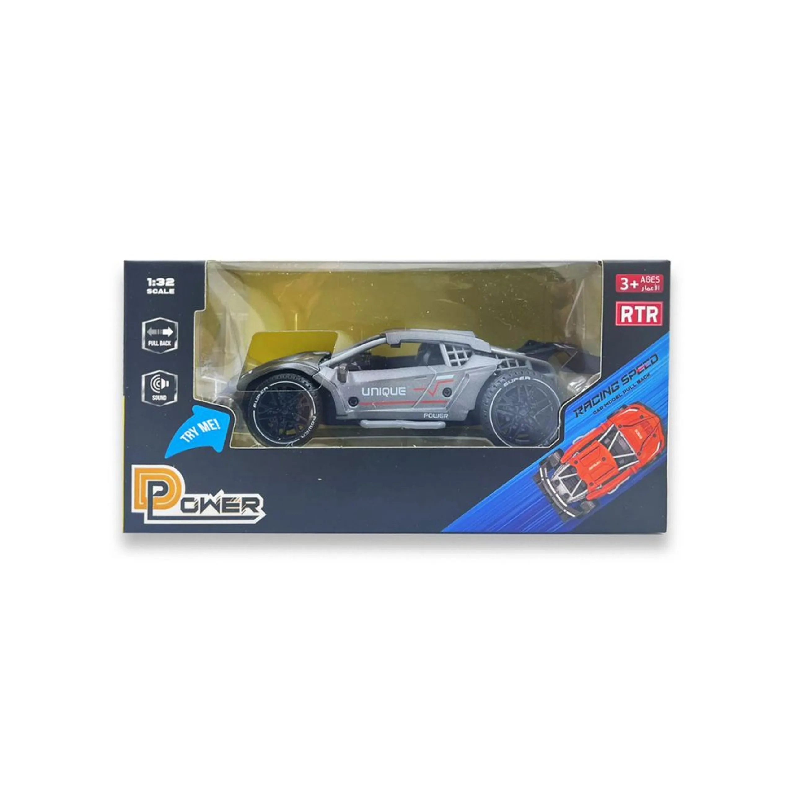 Pull Back Die Cast Car - 1:32