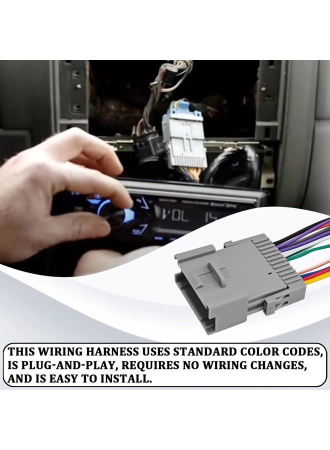 Car Radio Wiring Harness Adapter Kit - Chevy Silverado Chrysler Hummer Buick Suzuki