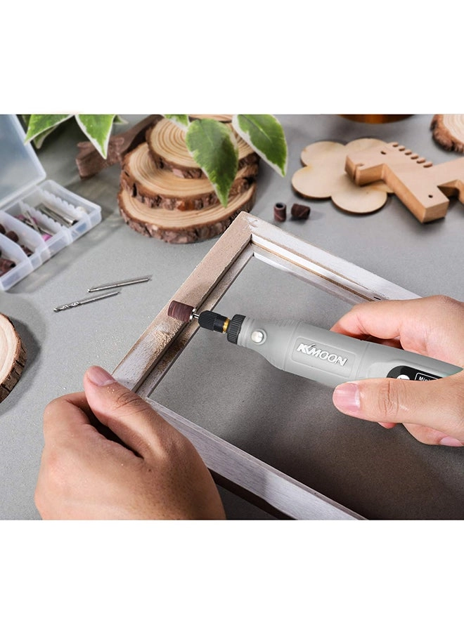 Mini Electric Grinder - 5-Speed USB Charging Grey