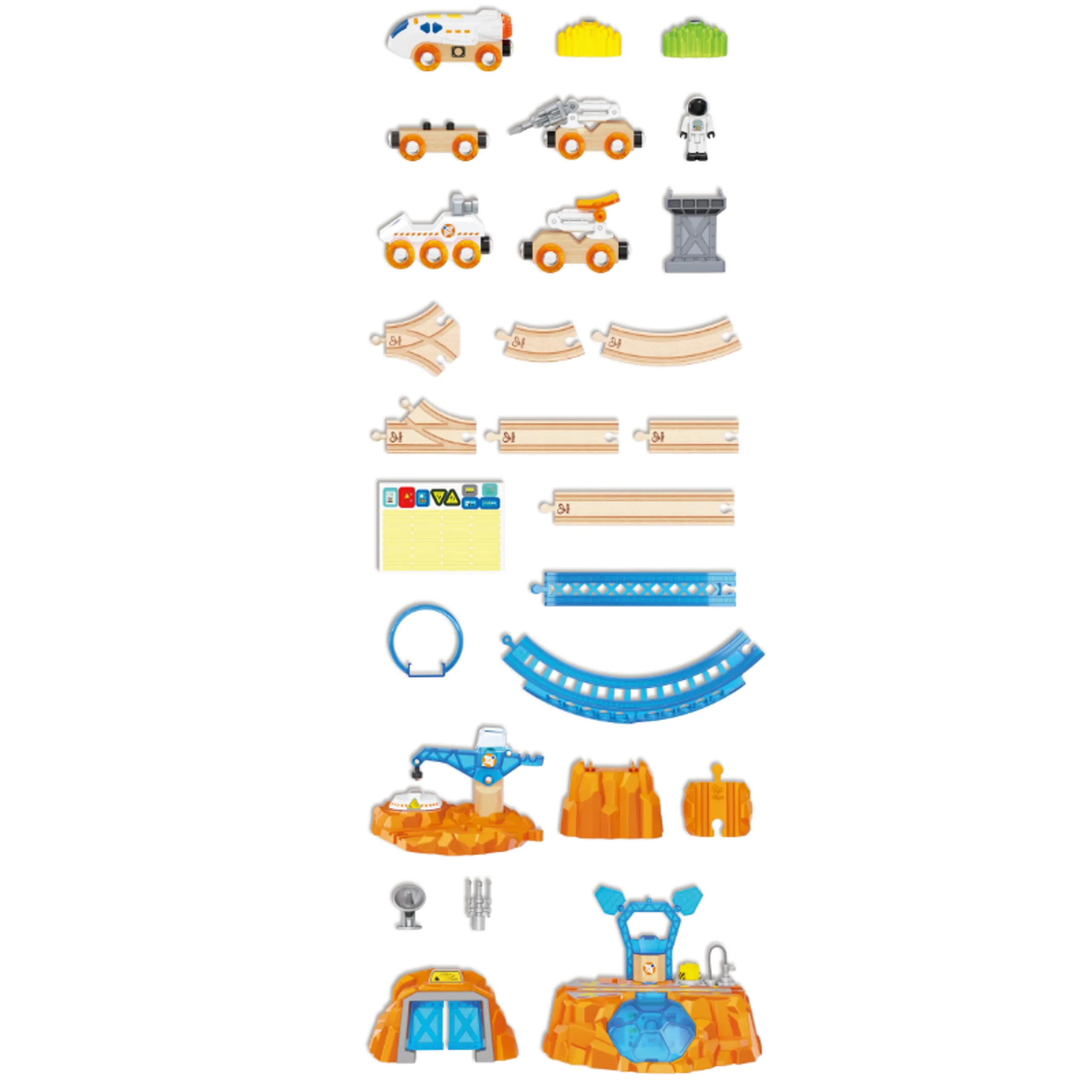 Mars Exploration Rail - Multi Colour 3+