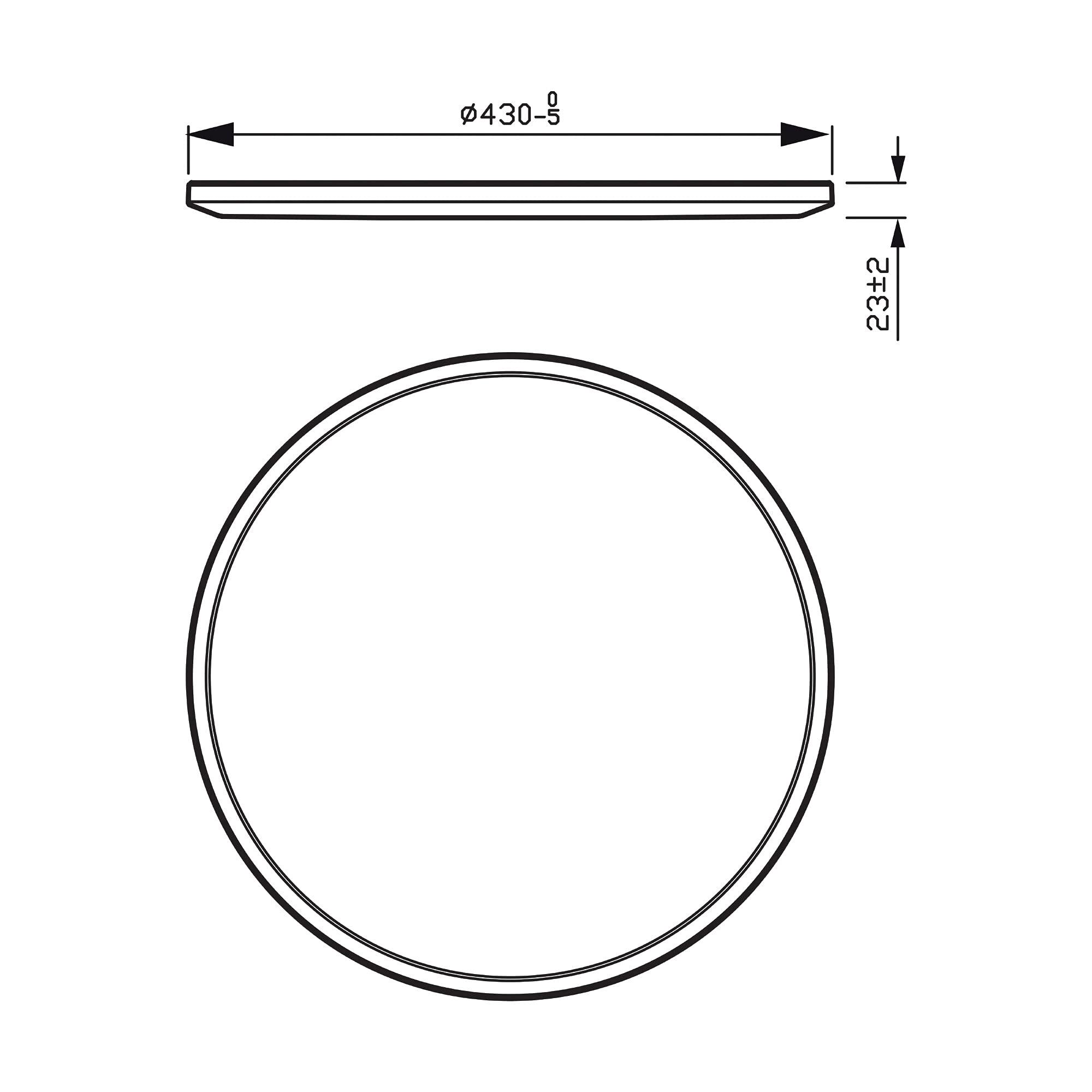 LED Superslim SceneSwitch - 2700K Dimmable
