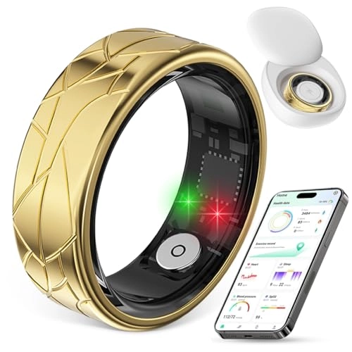 Smart Ring - Heart Rate Monitor Sleep Tracking 5ATM Waterproof