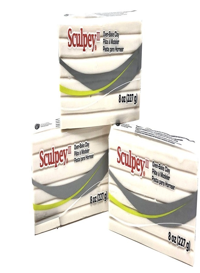 Sculpey III Polymer Clay - 227g 3pcs.