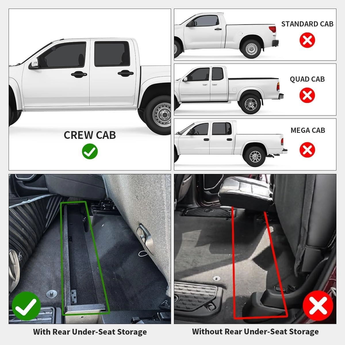 Floor Mats - Ram 1500 Crew Cab 2019-2024 1st & 2nd Row