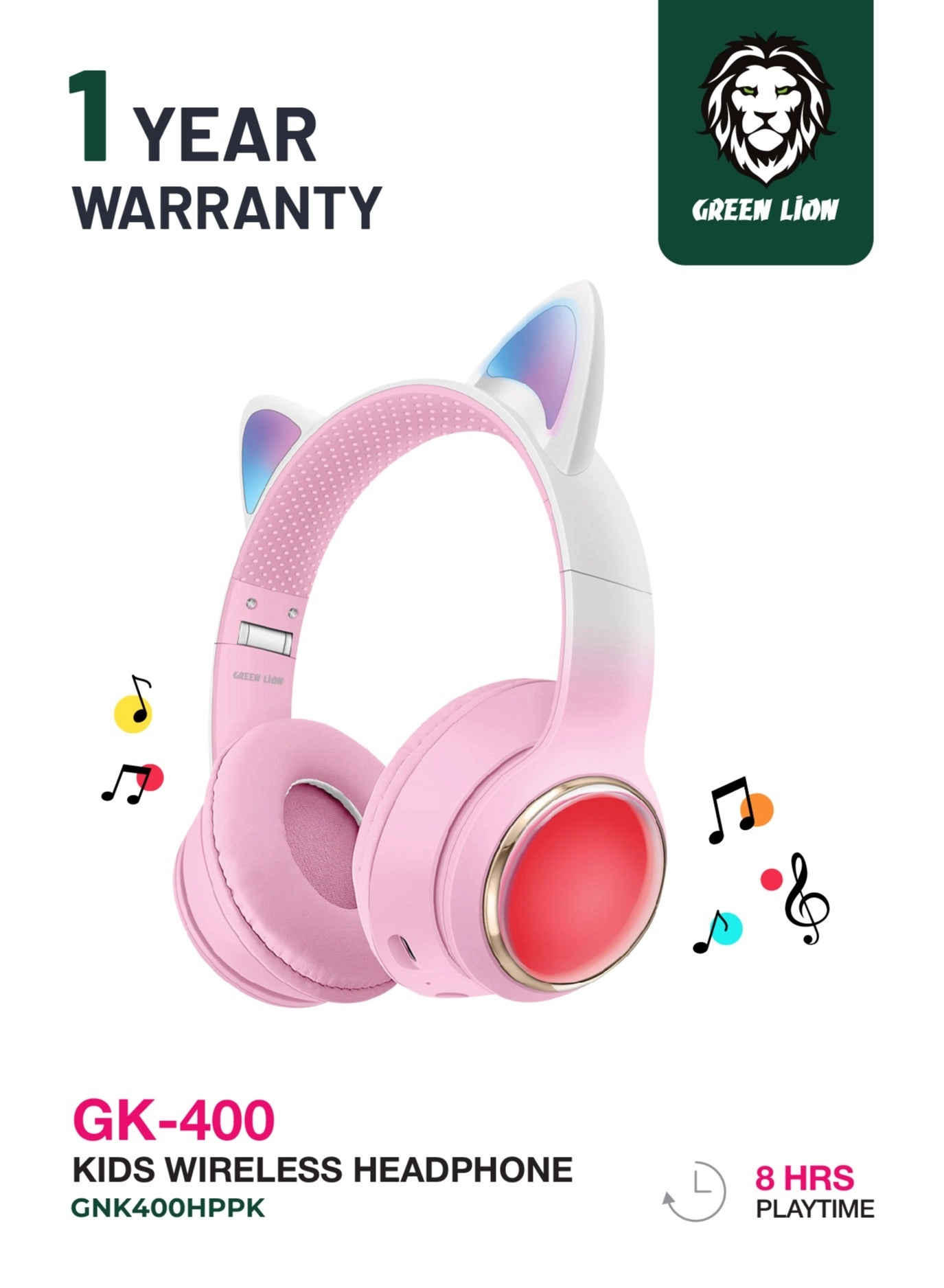 GL-400 - Bluetooth 5.3 40mm Driver Pink