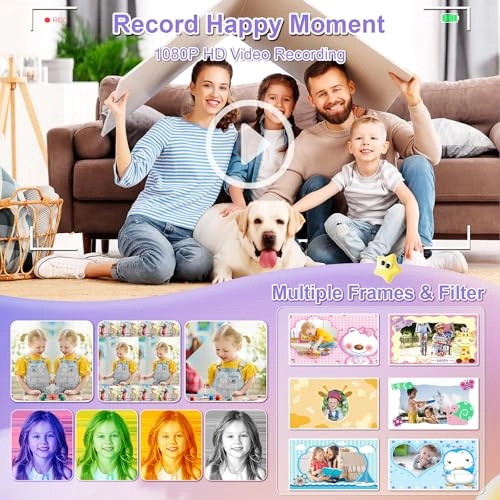 Kids Camera Instant Print - 1080P 32G