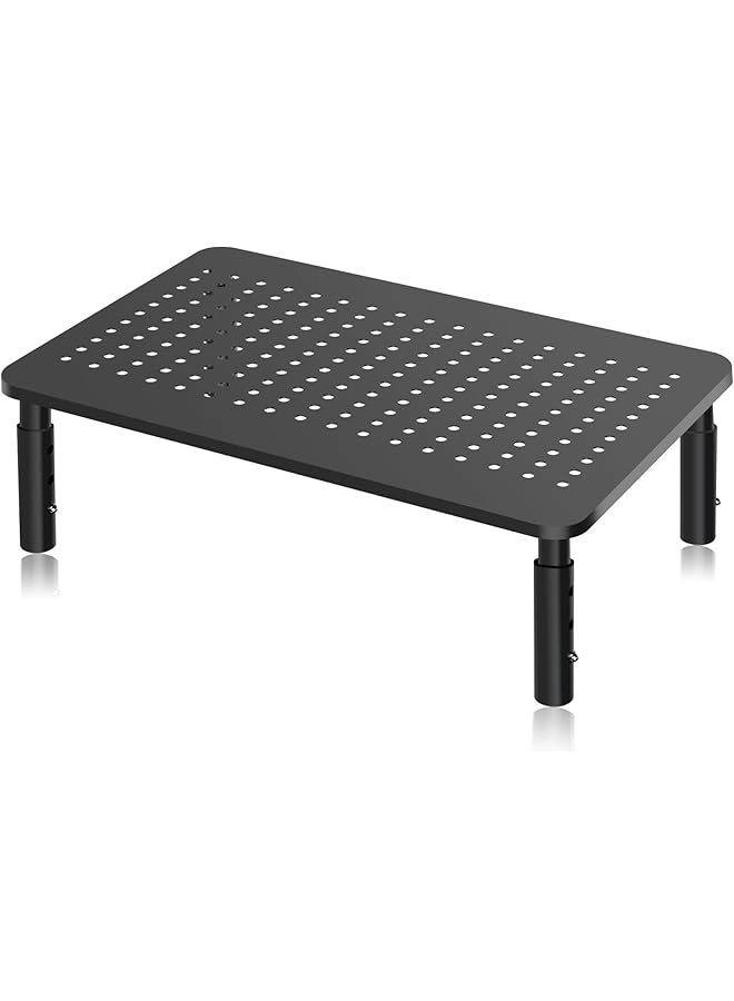 Monitor Stand Riser - 2 Pack 3 Height Adjustable 14.5 in