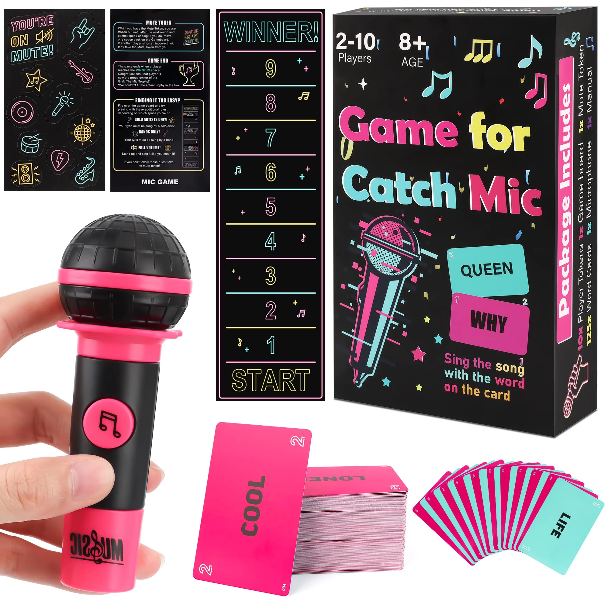 SHANTOU CHENGHAI XINDELONG TOY FACTORY Grab The Mic - 1pcs