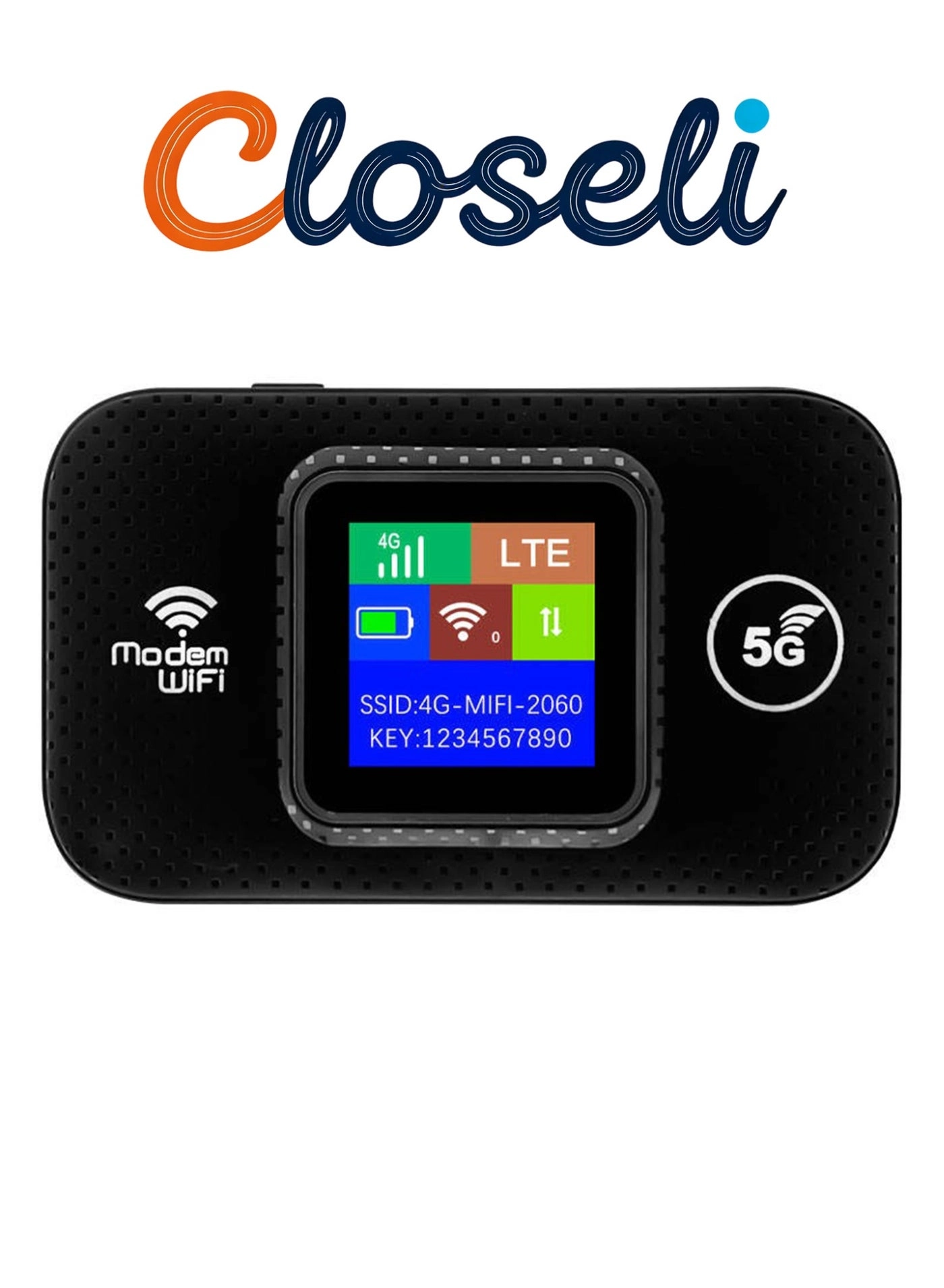 Closeli Portable Mobile Router - 4G 5G WiFi 300Mbps