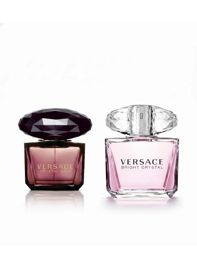 Versace Crystal Noir - 90ml + Bright Crystal - 90ml