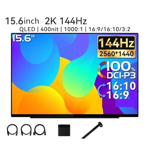 Portable Monitor - wpenshiDM125 15.6 inch 2K