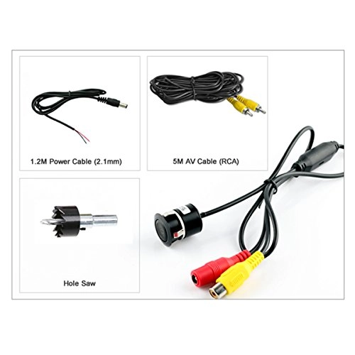 Rear View Backup Camera - Night Vision AV-IN 2.5mm 648 x 488 pixels