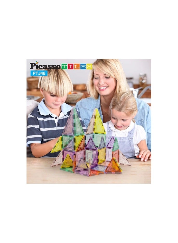 Magnetic Pastel Glitter - Construction 48 pcs