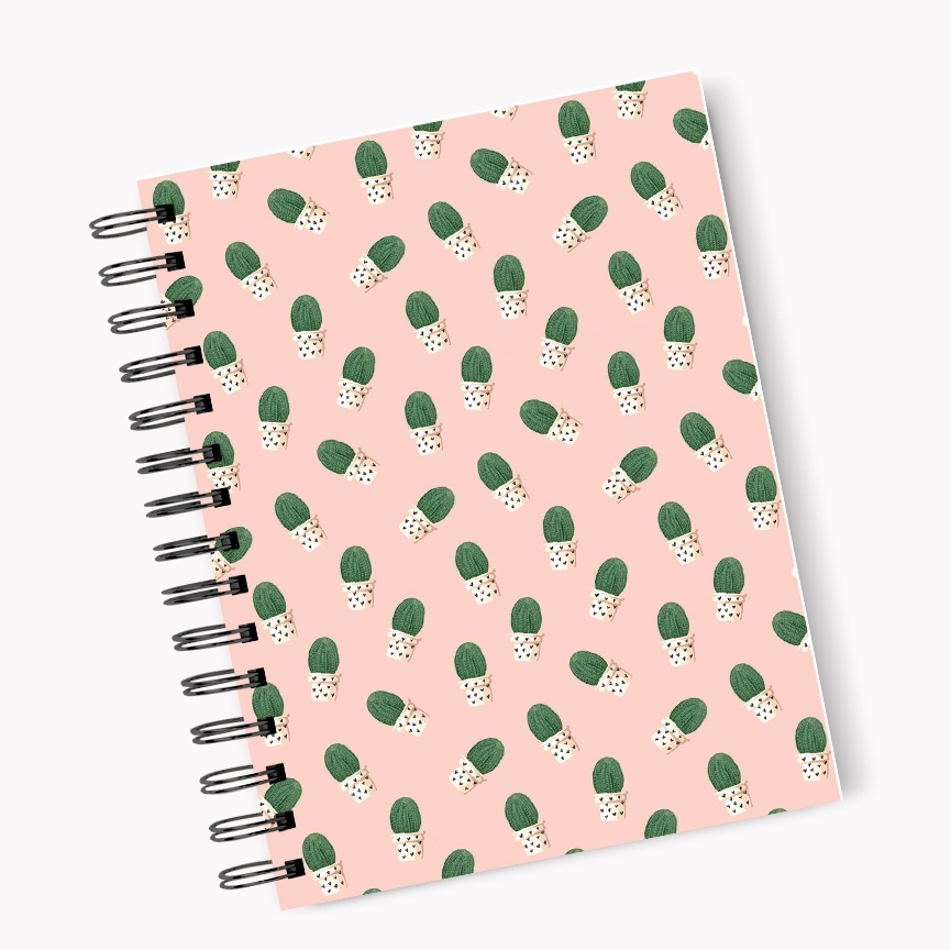 Exotic Trends Spiral Notebook #Girlboss A5 Hardcover