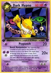 Pokemon USA, Inc. Dark Hypno 26