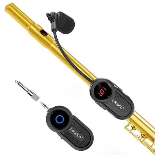 Lococo UHF Wireless Flute Microphone System