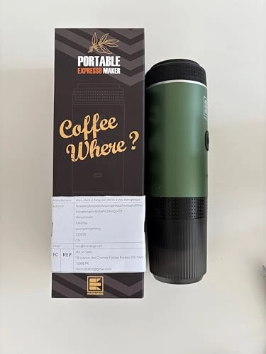 Portable Electric Espresso Machine - 60 Milliliters Ground Coffee & NS Capsules