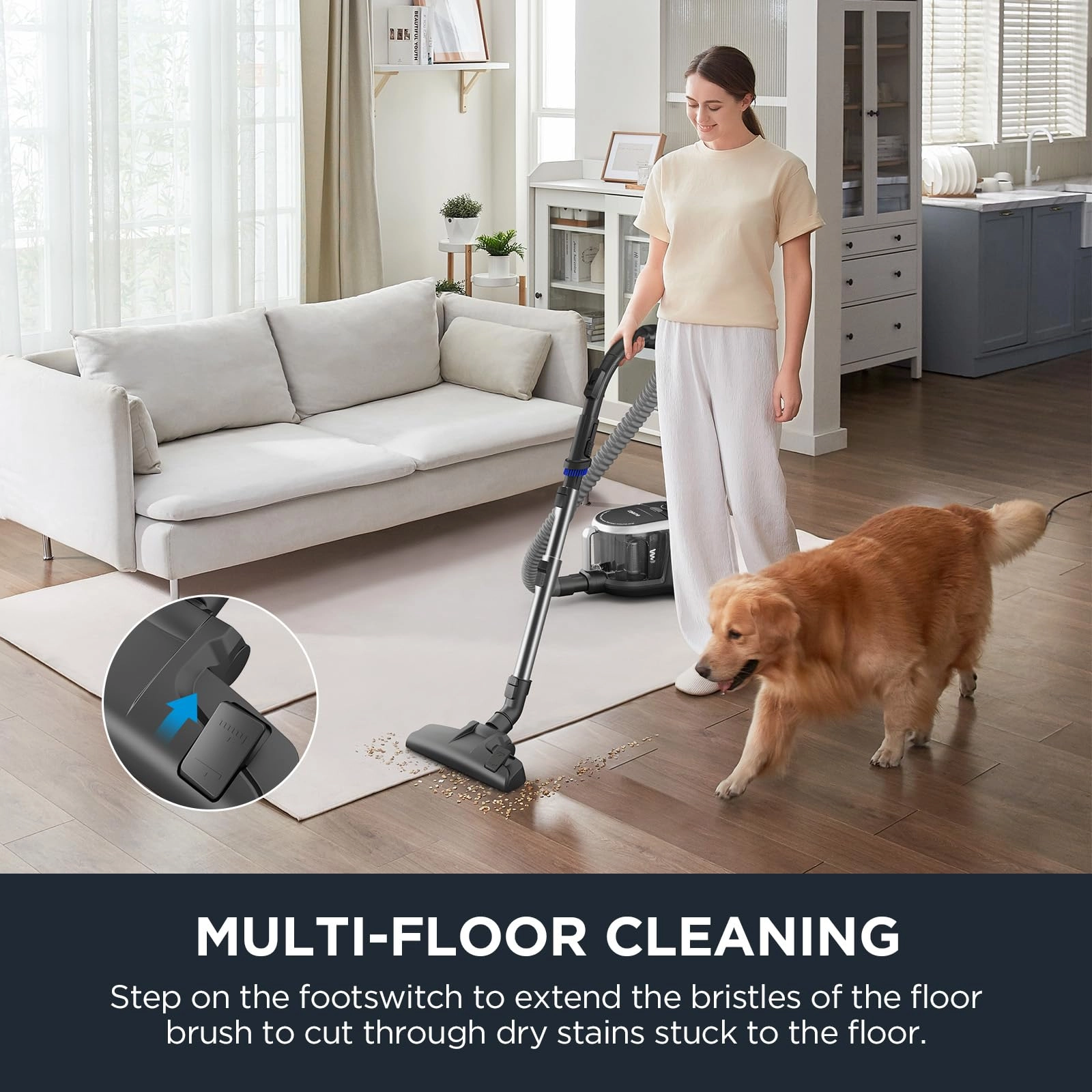Bagless Canister Vacuum (NEN186BL)