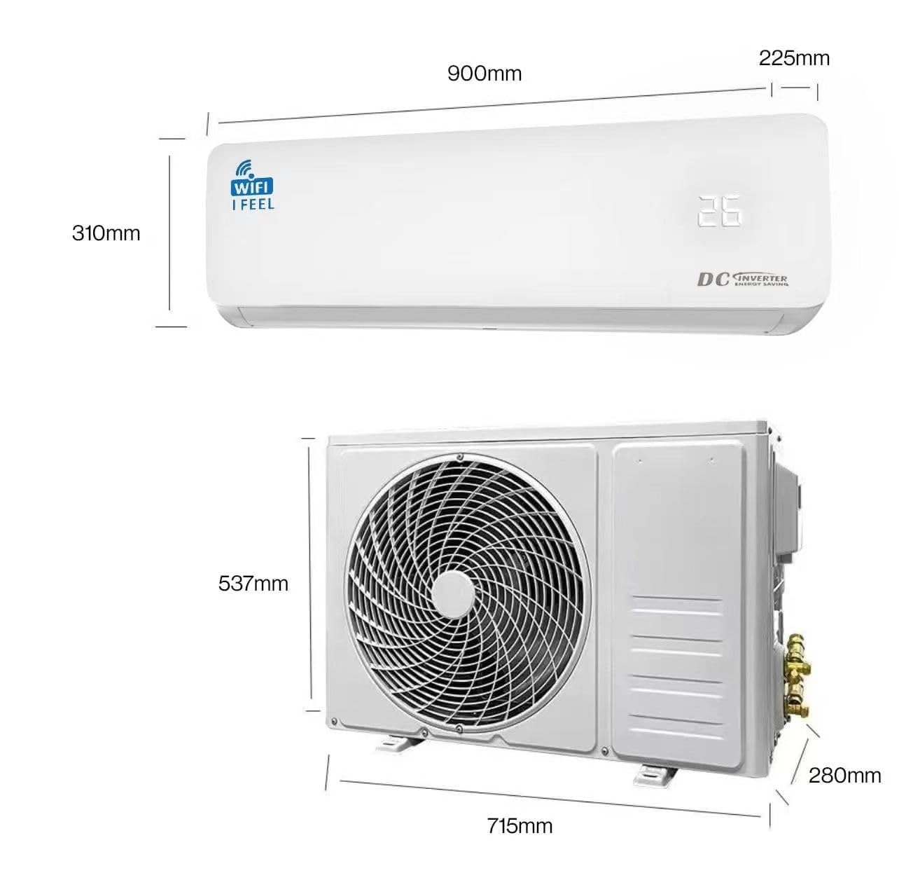 Ip18000 btu - Wi-Fi 5100W