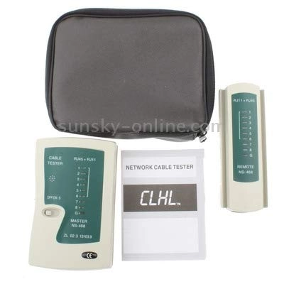 Portable professional network cable tester - RJ45 RJ11 RJ12 CAT5 U