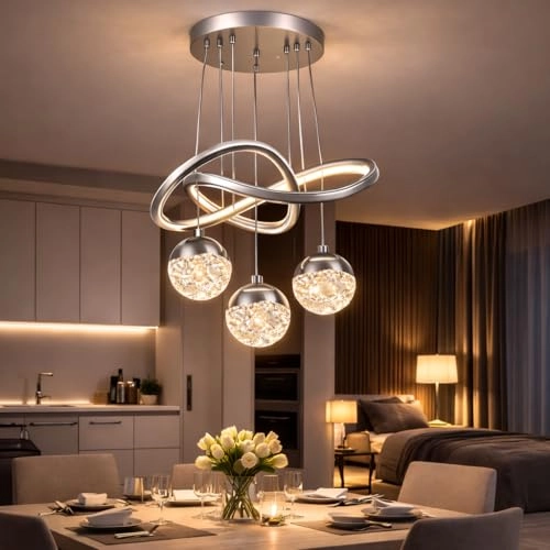 Infinity Ring Chandelier - Dimmable