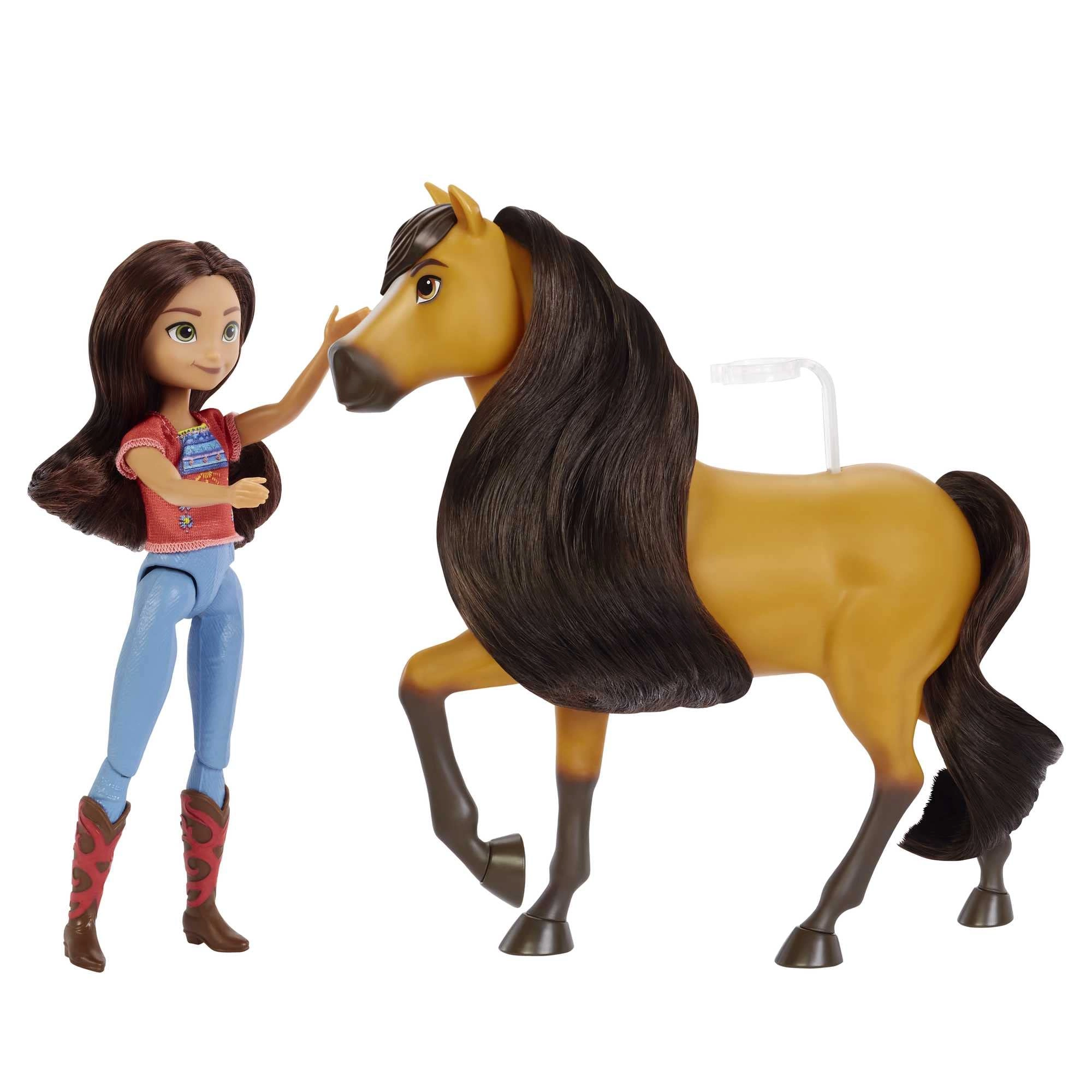 Lucky Doll - 7" 7 movable joints + Horse - 8" soft mane & tail Ages 3+