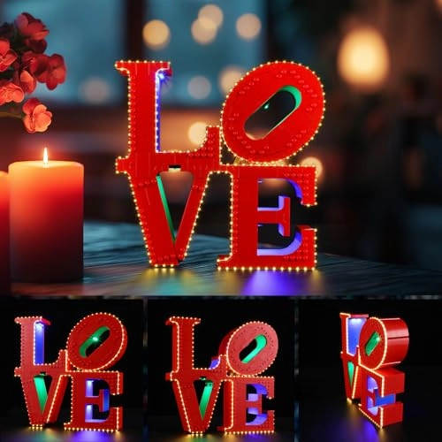 LED Light for LEGO Art LOVE 31214