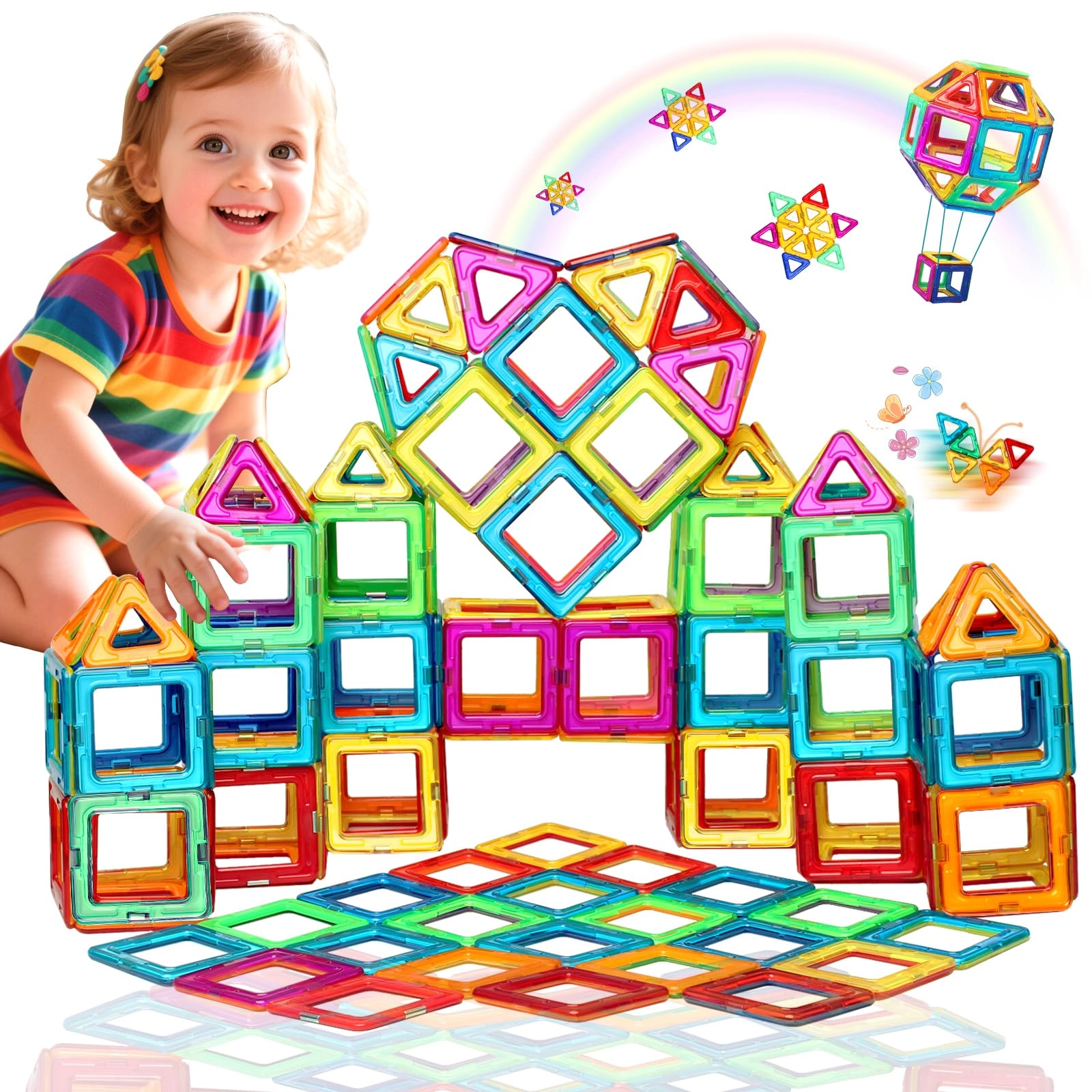 kittery Magnetic Building Blocks - 38 pcs