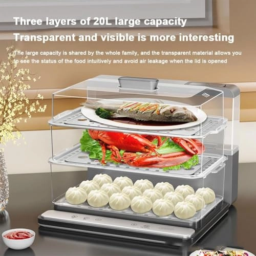 Foldable 3 Tier Steamer - 20L