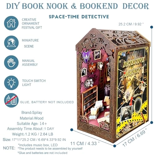 DIY Book Nook Kit - Interstellar Exploration