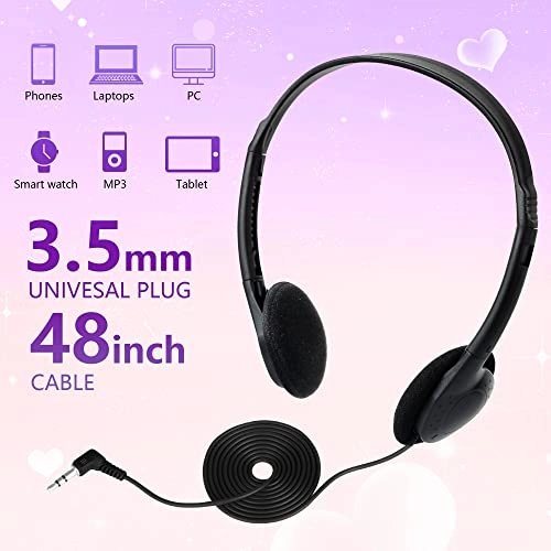Kids Headphones - 10 Pack On-Ear 3.5mm