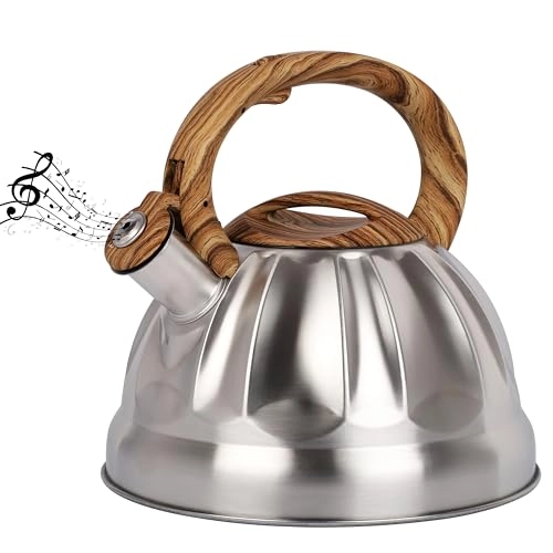Whistling Tea Kettle - Stainless Steel 3 Liters