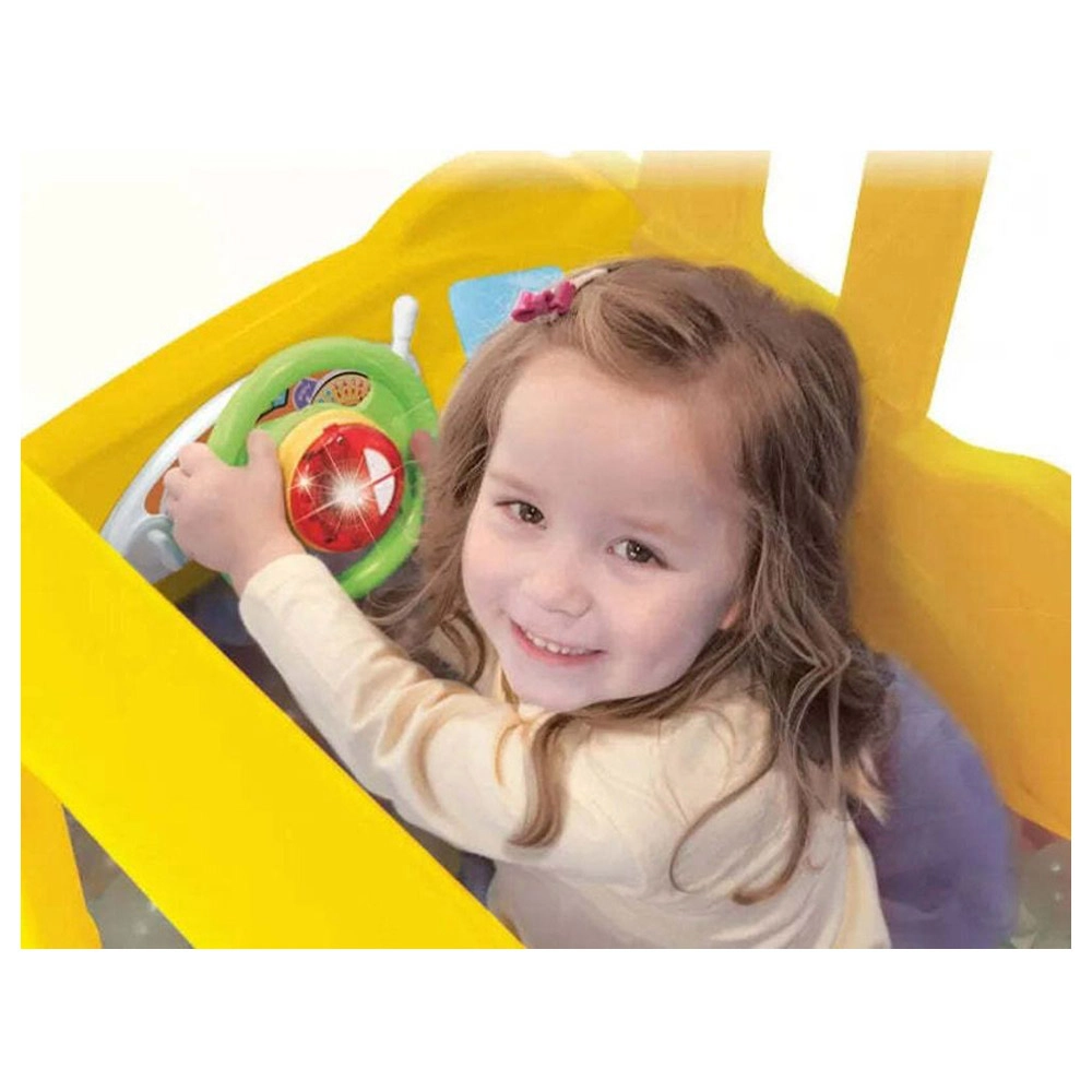 3-in-1 Little School Bus Slide Play Set - 145 x 72 x 36 cm 2 to 6 years