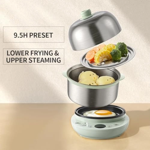 2-Tier Small Food Steamer - 1 Liters