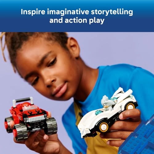 Silver's Car vs. Knuckles' Monster Truck - Sonic the Hedgehog