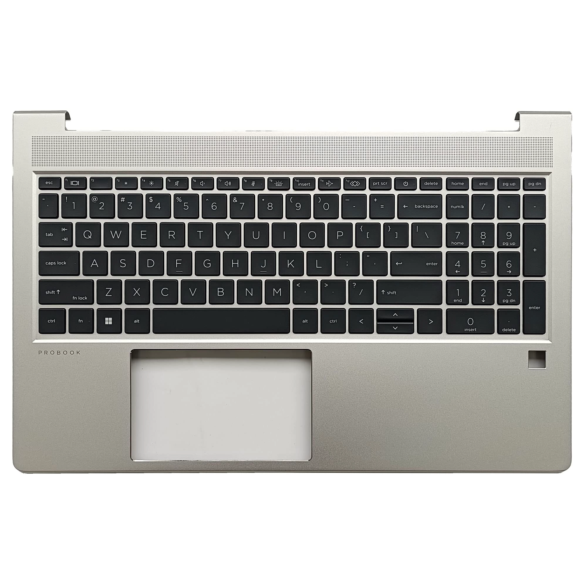 F-HONG ELECTRONIC CO LIMITED 450 G8 455 G8 - Backlit Keyboard Palmrest Silver